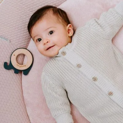 Baby's Only Anneau De Dentition Eléphant Vintage Blue 4 Baby's Only Anneau De Dentition Eléphant Vintage Blue – Image 2