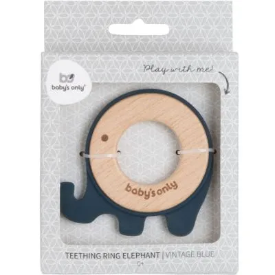Baby's Only Anneau De Dentition Eléphant Vintage Blue 7 Baby's Only Anneau De Dentition Eléphant Vintage Blue – Image 5