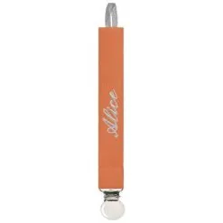 ANVIE Attache Sucette Orange (personnalisable)