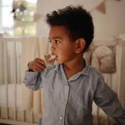 Mushie Brosse à Dent D'apprentissage étoile Shifting Sand -Bain et soin boutique brosse a dent d apprentissage etoile shifting sand 2