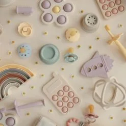 Mushie Brosse à Dent D'apprentissage Fleur Soft Lilac -Bain et soin boutique brosse a dent d apprentissage fleur soft lilac 5