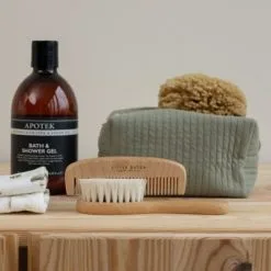 Little Dutch Ensemble Brosse Et Peigne Bébé En Bois -Bain et soin boutique ensemble brosse et peigne bebe en bois 4