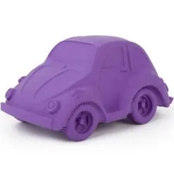 Oli & Carol Grande Voiture Coccinelle Latex D'hévéa Violette (17 Cm)