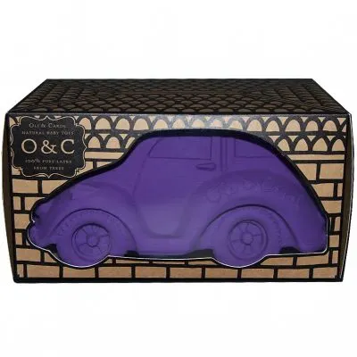 Oli & Carol Grande Voiture Coccinelle Latex D'hévéa Violette (17 Cm) 6 Oli & Carol Grande Voiture Coccinelle Latex D'hévéa Violette (17 Cm) – Image 5