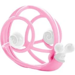BabyToLove Jouet De Dentition Léo L'Escargot Rose