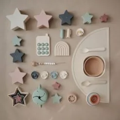 Mushie Lot De 2 Brosses à Dent à Doigt Shifting Sand/Cambridge Blue -Bain et soin boutique lot de 2 brosses a dent a doigt shifting sand cambridge blue 8