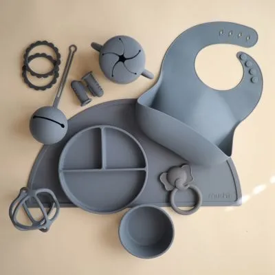 Mushie Lot De 2 Brosses à Dent à Doigt Tradewinds/Stone 5 Mushie Lot De 2 Brosses à Dent à Doigt Tradewinds/Stone – Image 3