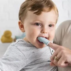 NATTOU Lot De 2 Brosses à Dents à Doigt Ocre Et Rose + étui De Protection -Bain et soin boutique lot de 2 brosses a dents a doigt ocre et rose etui de protection 6