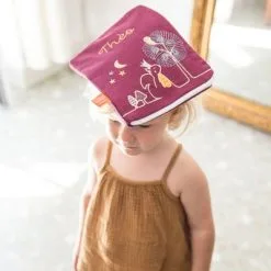 L'oiseau Bateau Protège Carnet De Santé écureuil Raisin (personnalisable) -Bain et soin boutique protege carnet de sante ecureuil raisin personnalisable 2