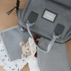 Beaba Protège Carnet De Santé Gris Chiné -Bain et soin boutique protege carnet de sante gris chine 5