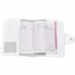 Sauthon Protège Carnet De Santé Lily Grey -Bain et soin boutique protege carnet de sante lily grey 2