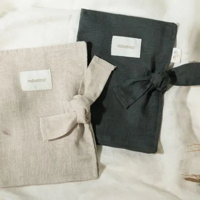 Nobodinoz Protège Carnet De Santé Lin Français Greige 7 Nobodinoz Protège Carnet De Santé Lin Français Greige – Image 5