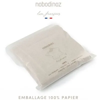 Nobodinoz Protège Carnet De Santé Lin Français Greige 8 Nobodinoz Protège Carnet De Santé Lin Français Greige – Image 6