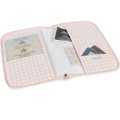 Pasito A Pasito Protège Carnet De Santé Together Vichy Rose Et Blanc 6 Pasito A Pasito Protège Carnet De Santé Together Vichy Rose Et Blanc – Image 4