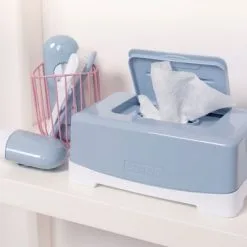 LUMA Babycare Set De Coiffure Brosse Et Peigne Bleu Céleste -Bain et soin boutique set de coiffure brosse et peigne bleu celeste 4